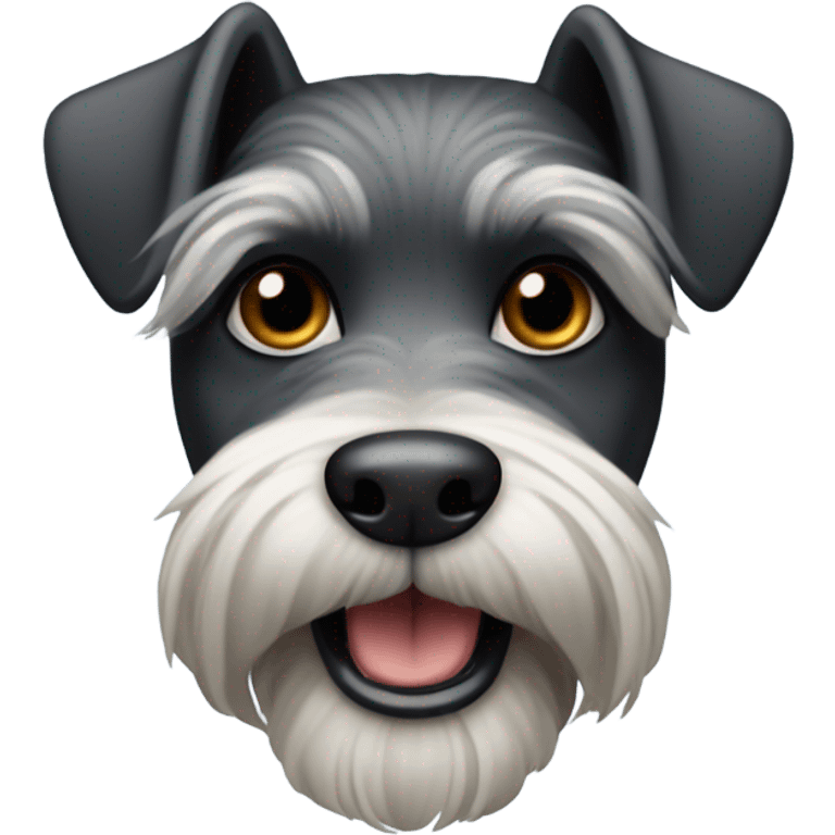 toothless miniature schnauzer  emoji