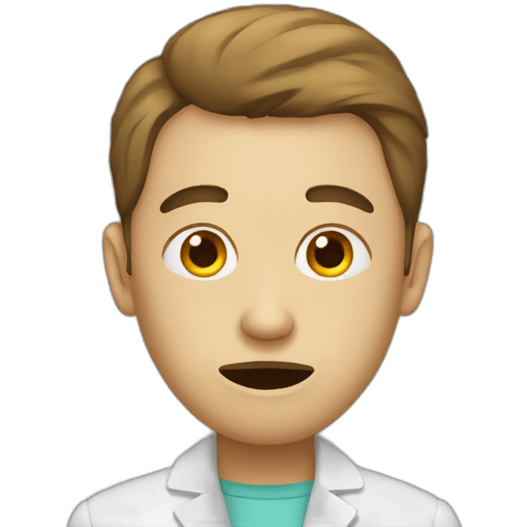 sick person emoji