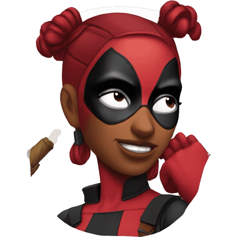 lady Deadpool emoji