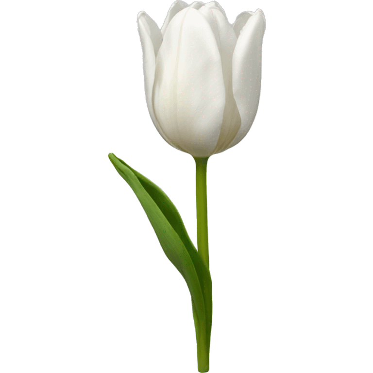 White tulip emoji