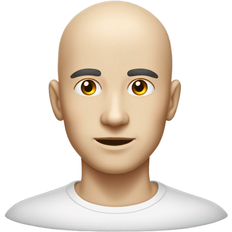 Bald  emoji