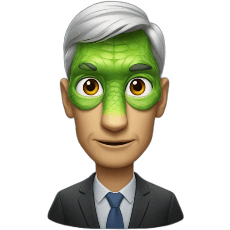 tim cook as lizzard emoji