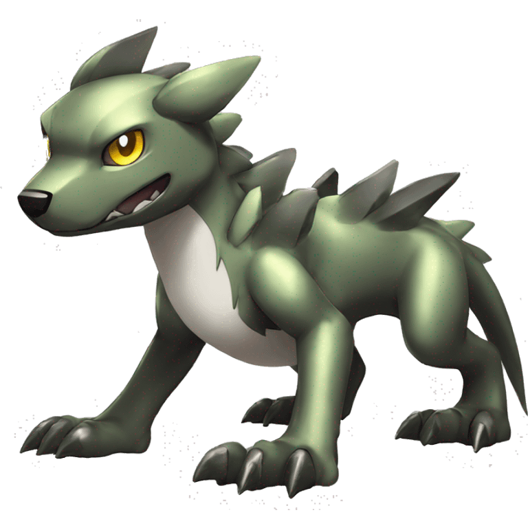 cute cool edgy shiny Digimon-Fakemon-animal full body emoji