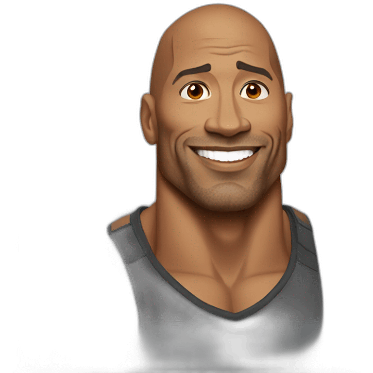 Dwayne Johnson emoji