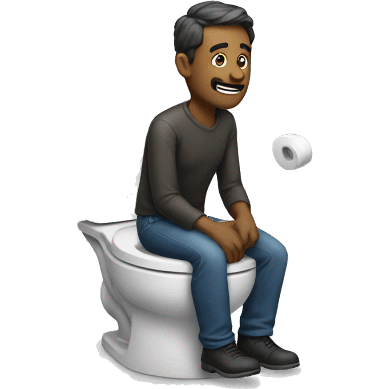 Toilet man emoji