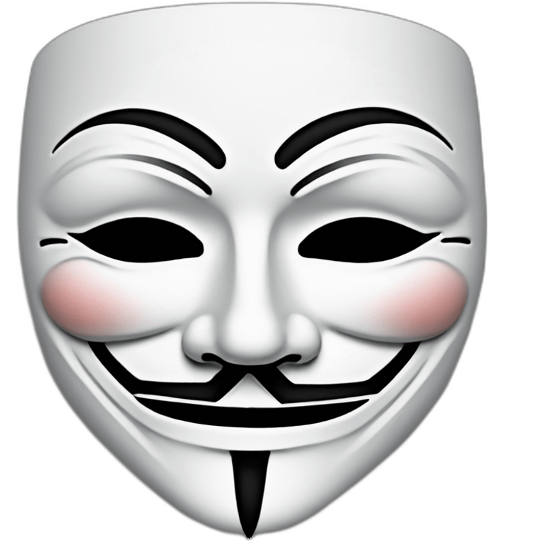 v for vendetta mask emoji