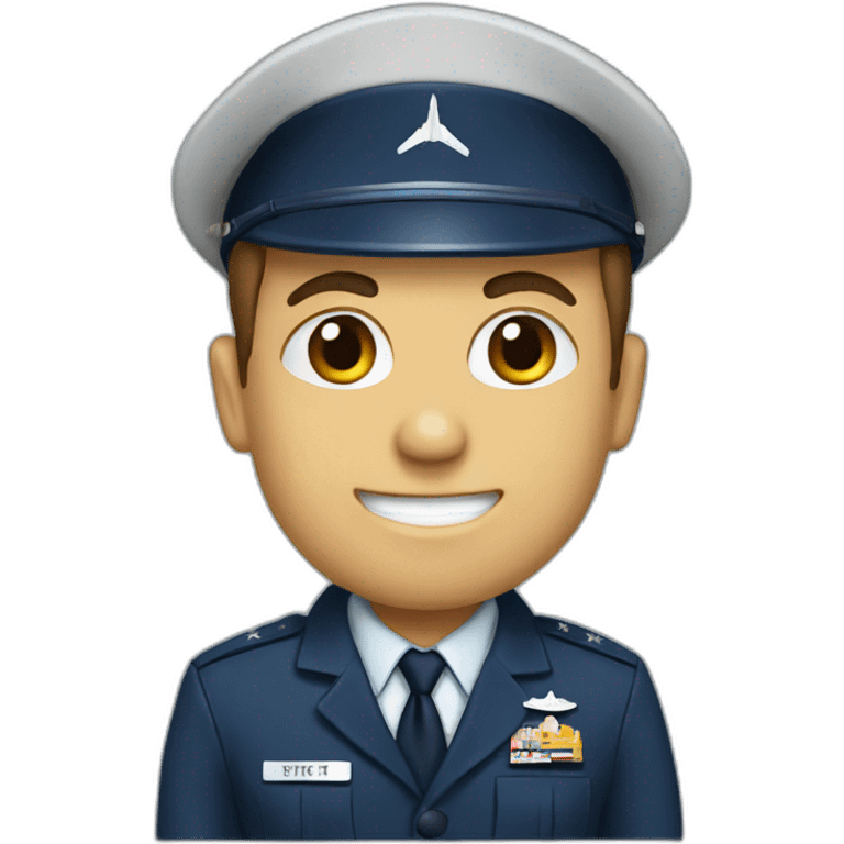 Airforce officer emoji