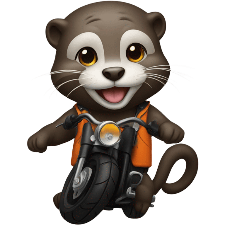 Harley Davidson Otter  emoji