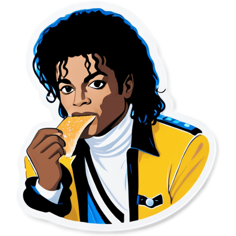 michael jackson eating bread  emoji