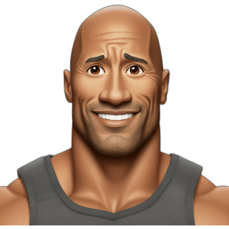 Dwayne The Rock Johnson emoji