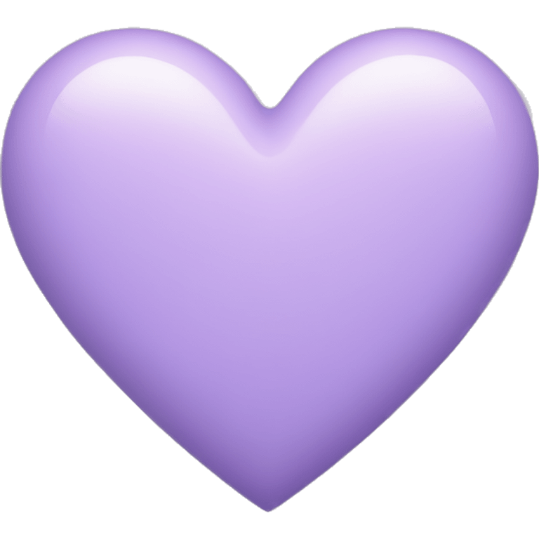 Pastel purple heart emoji