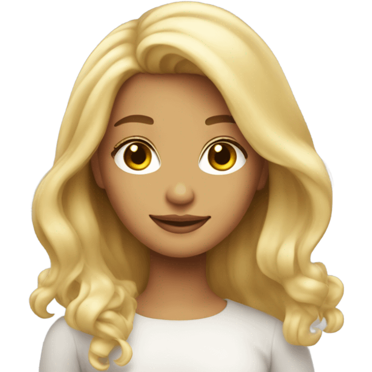 blonde girl emoji