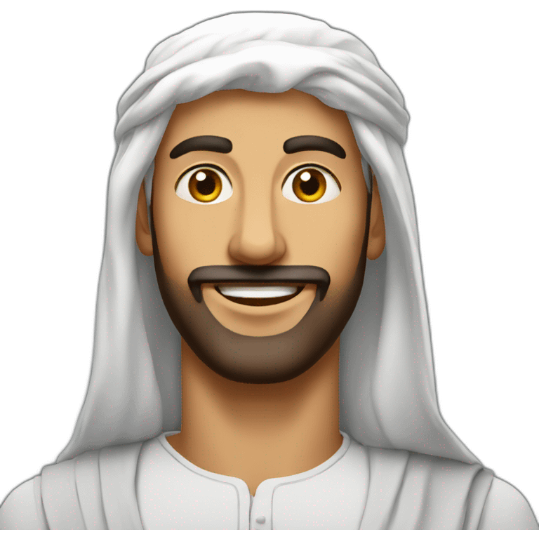 homme gros arabe emoji