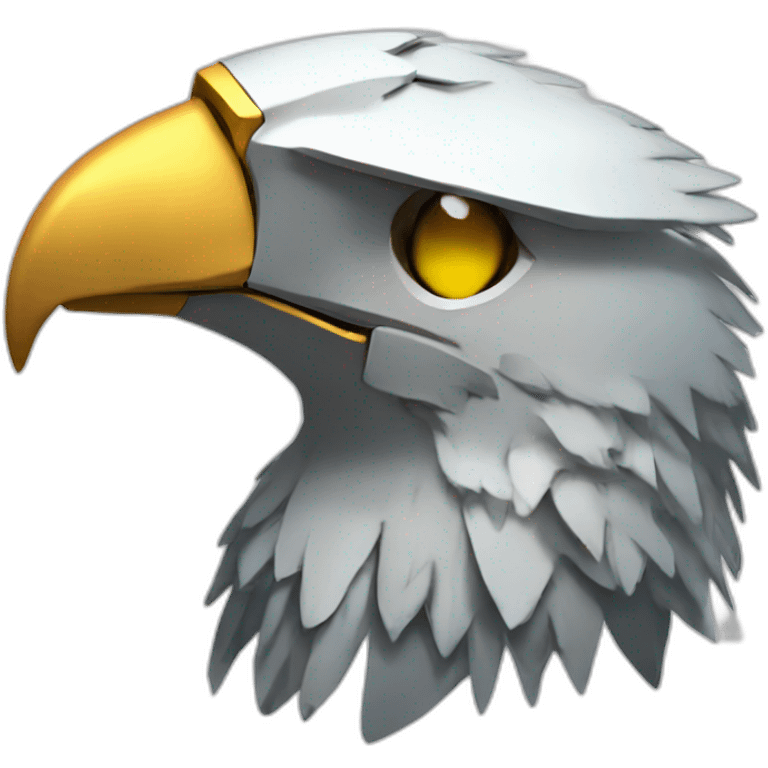 mecha eagle head emoji