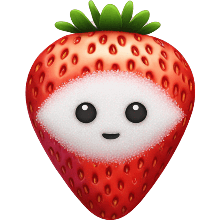 Strawberry and sugar emoji