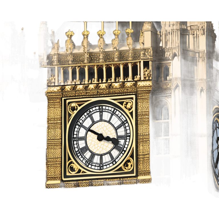 Big Ben and London emoji