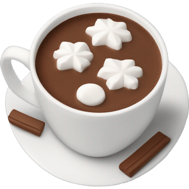 Hot chocolate for the holidays emoji