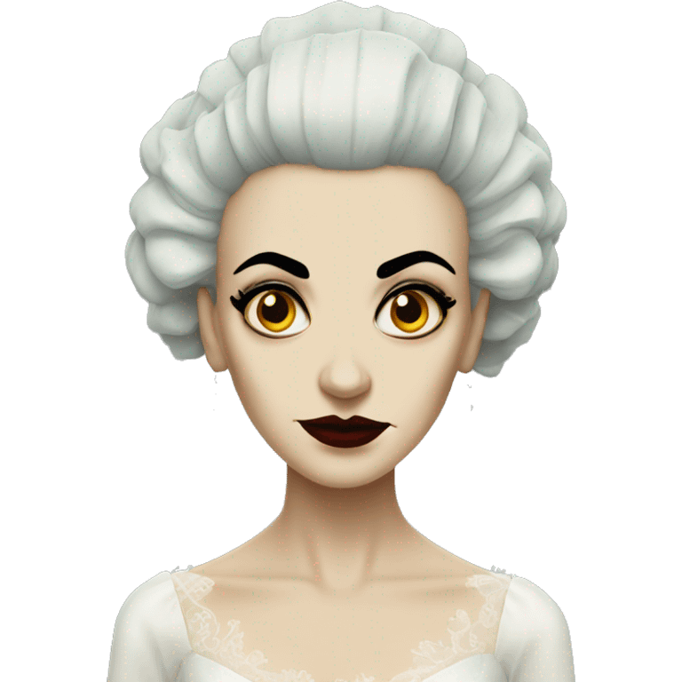 bride of frankenstein face emoji