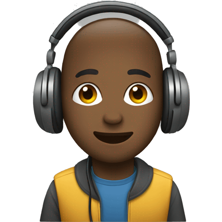 People with headphones  emoji