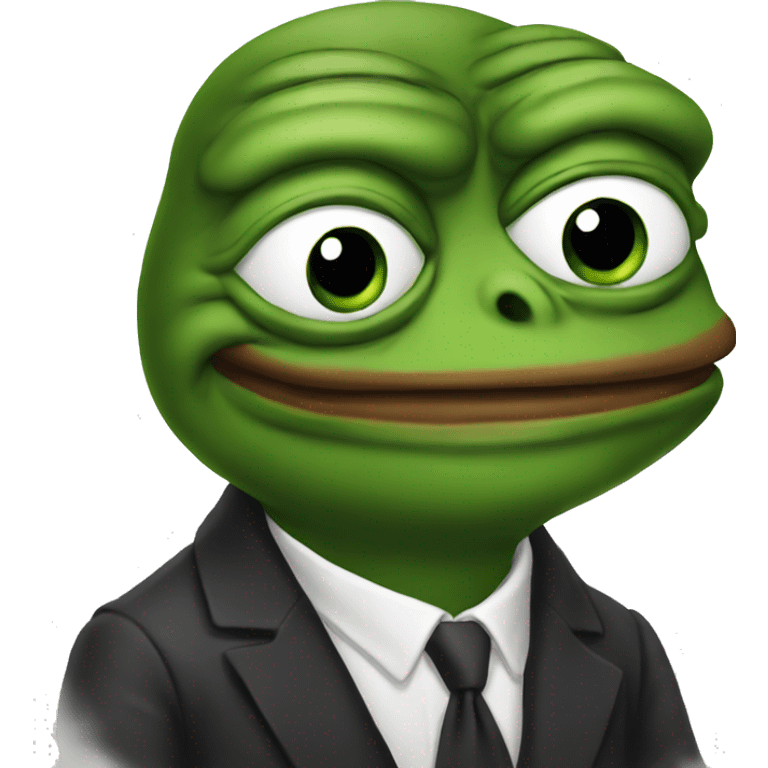 Pepe meme with canabis joins  emoji