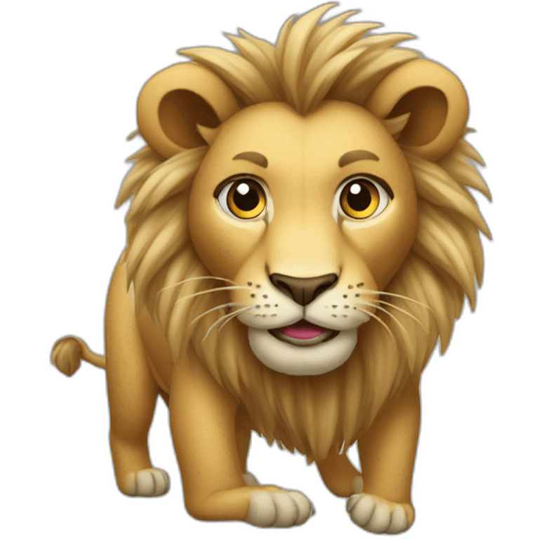 Miley the lion emoji