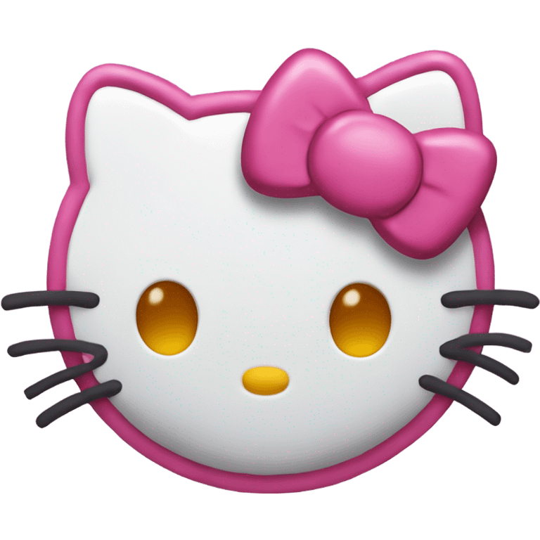 Galleta de hello kitty emoji