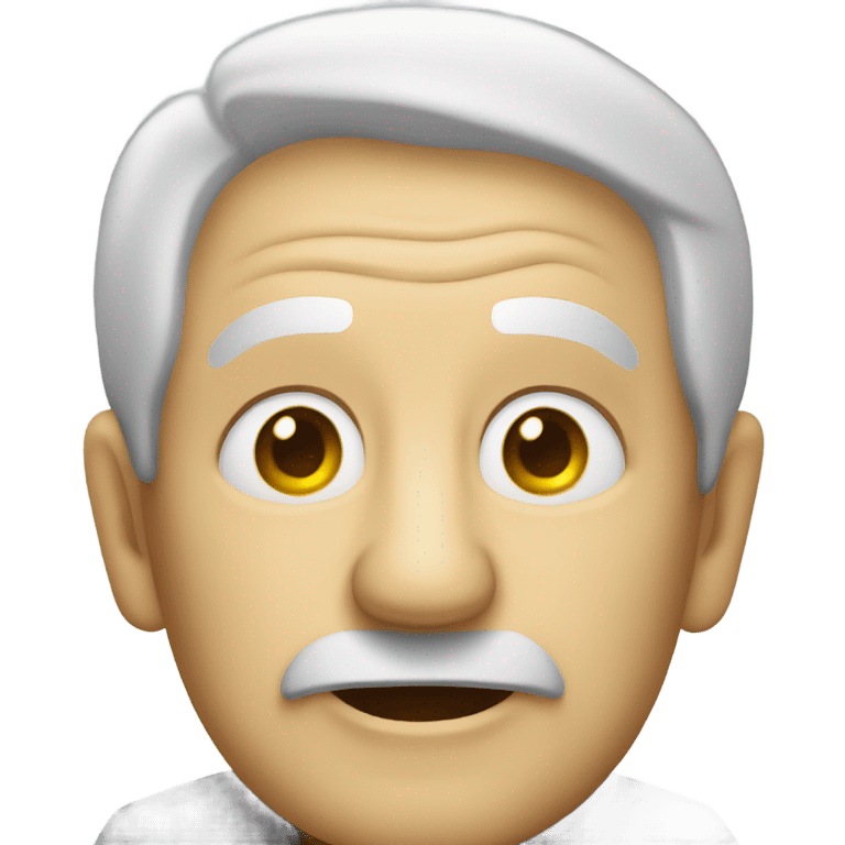 Old person with cob webs emoji