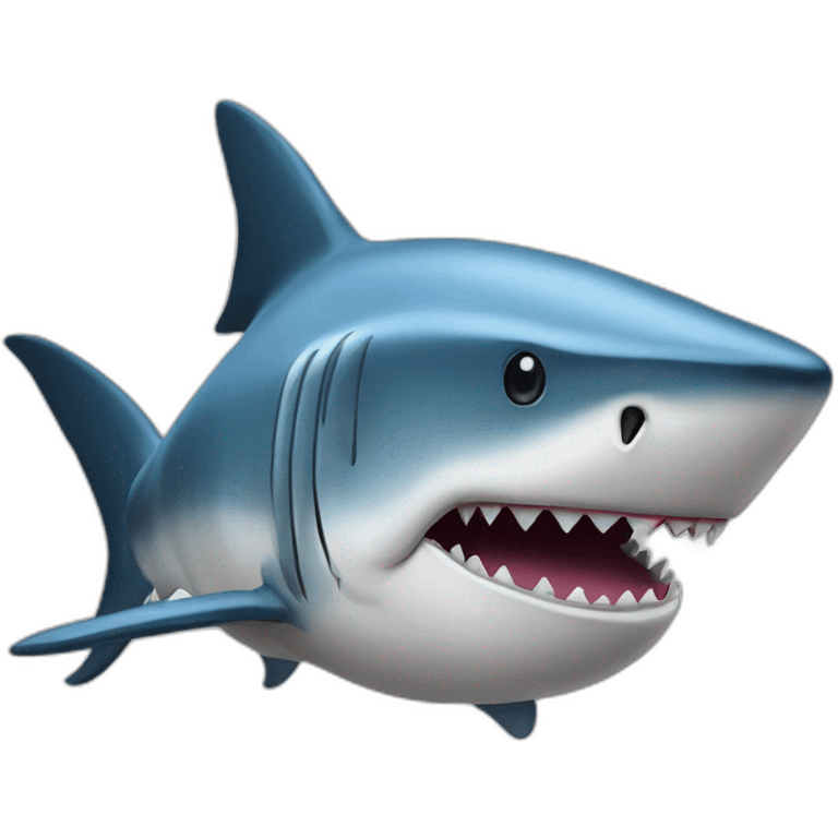 A giant sharck emoji