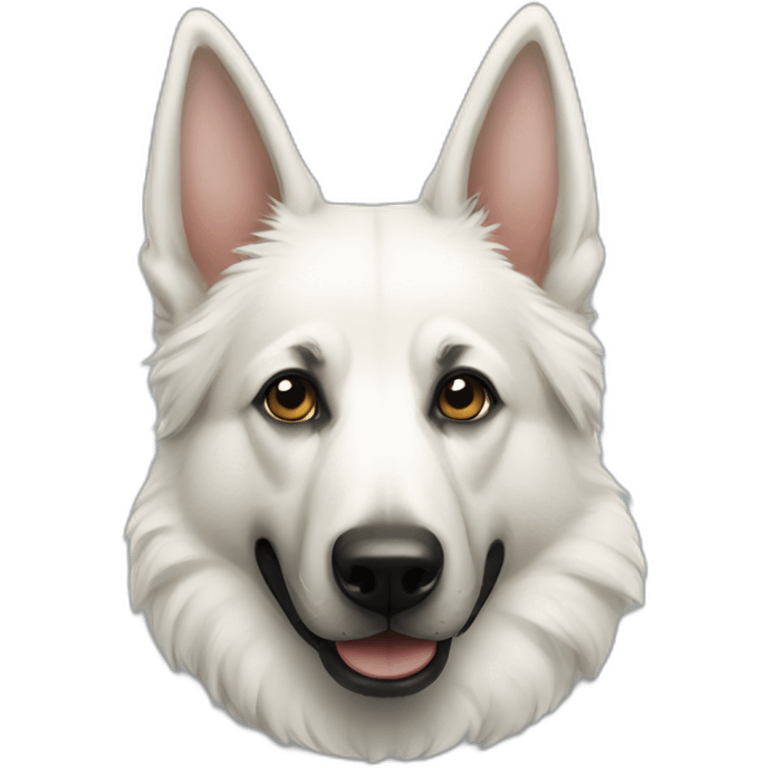 white german shepherd emoji