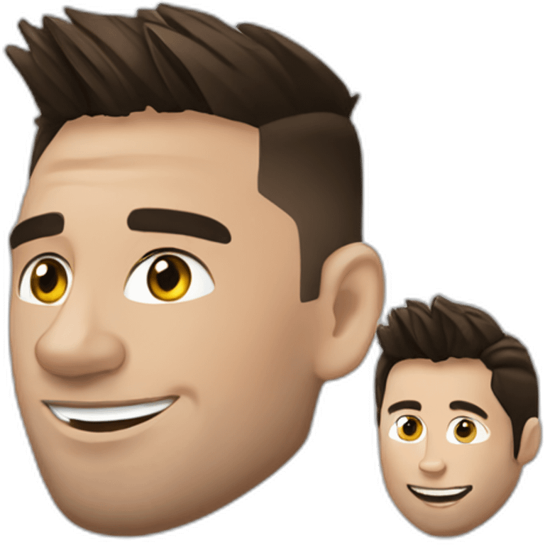 Messi et Ronaldo emoji