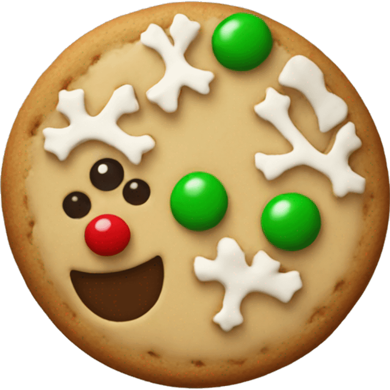 christmas cookie emoji