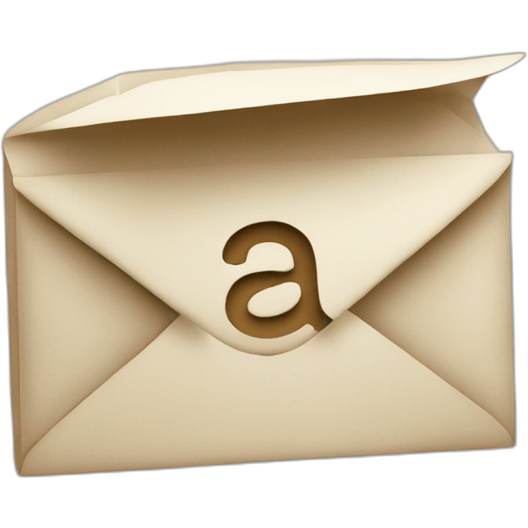 Letter A three-dimensional emoji