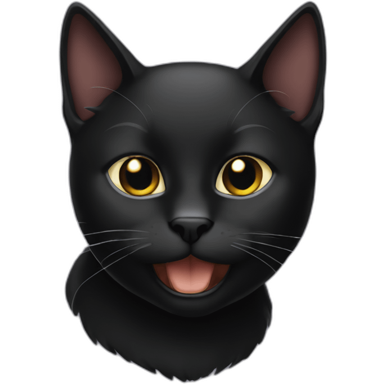 A Black Cat emoji