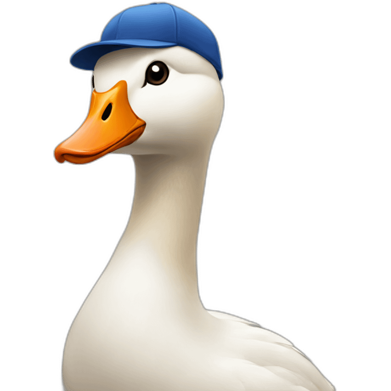 goose in cap emoji