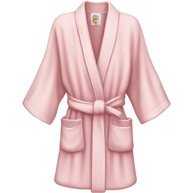 Soft pink robe emoji