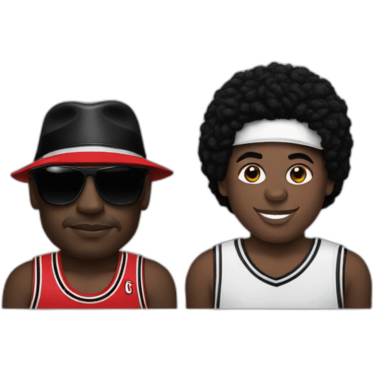 Michael Jordan and Michael Jackson emoji