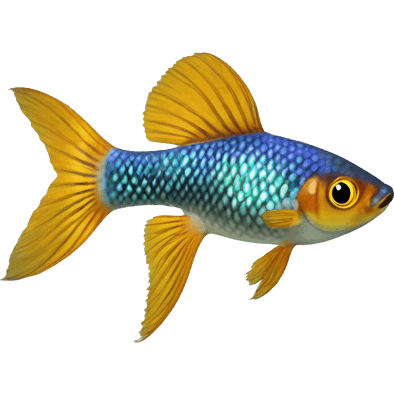 Guppy, Millionfish (Eng.), Gupi (Sp.), Poecilia reticulata emoji