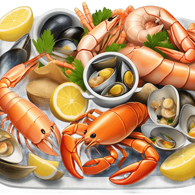 Seafood boil  emoji