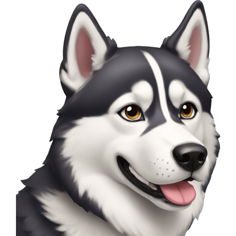 Husky dog emoji