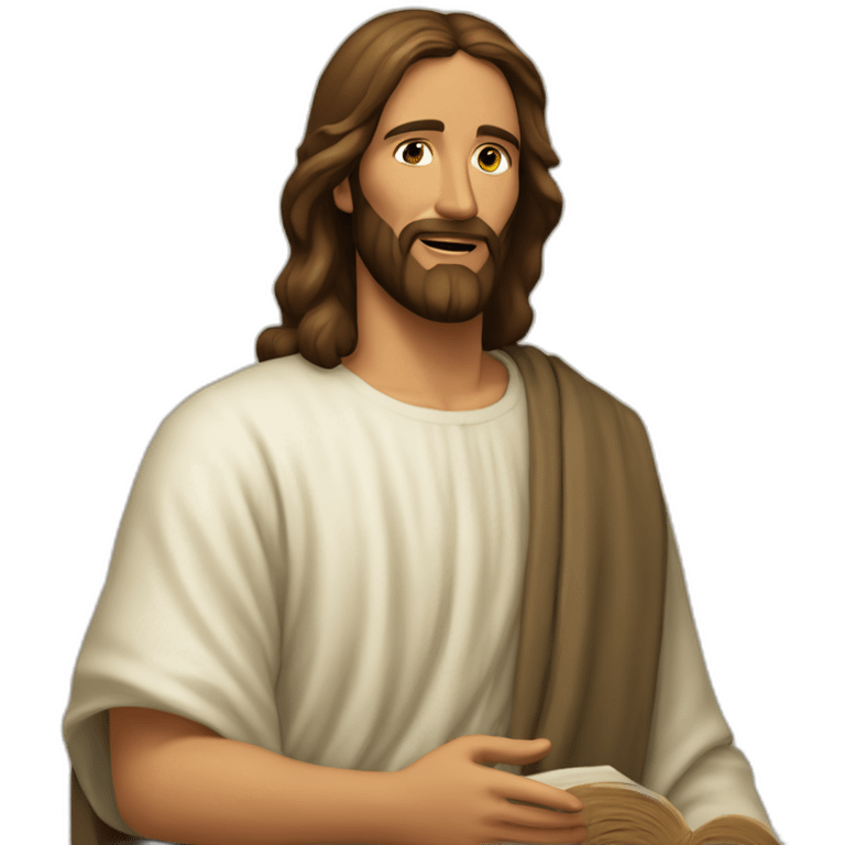 jesus-hoguera-biblia emoji