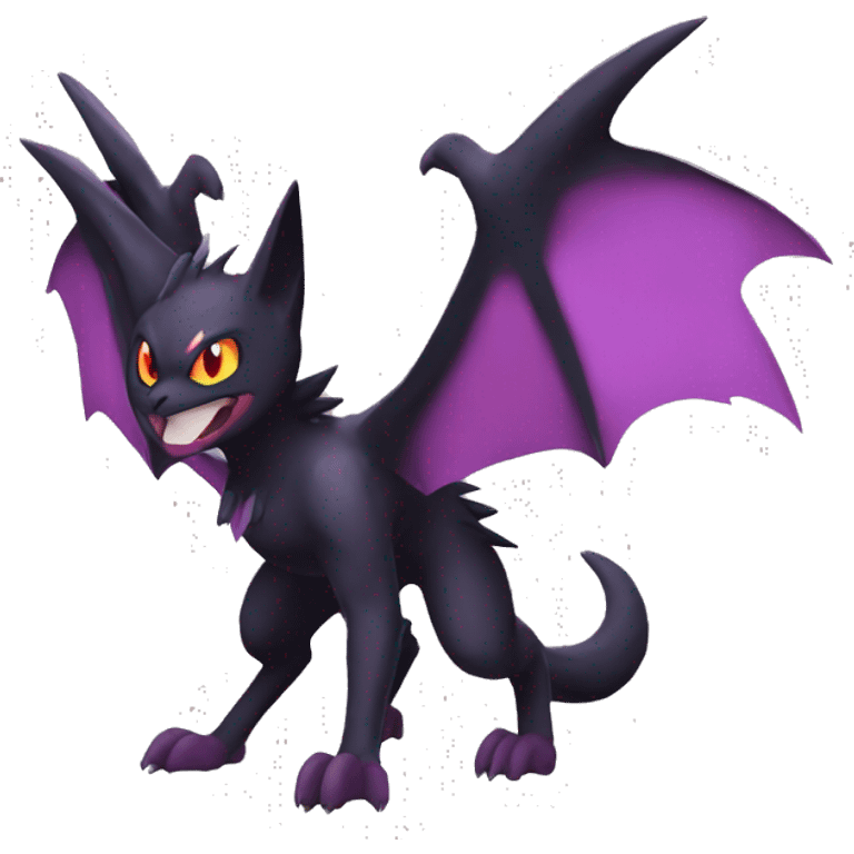 Noibat-Litten-Zoroark full body emoji