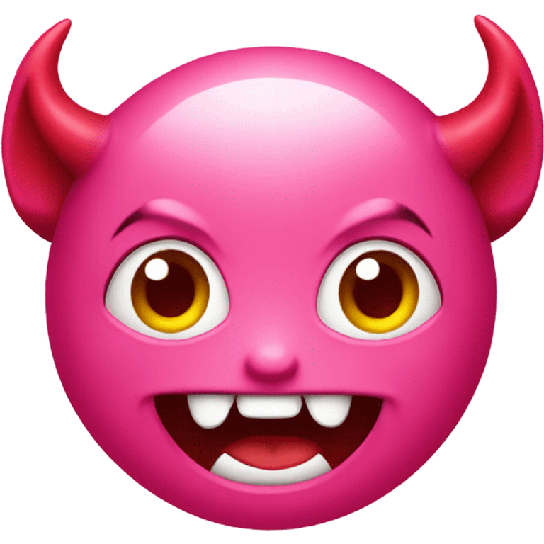 Pink cute Devil  emoji