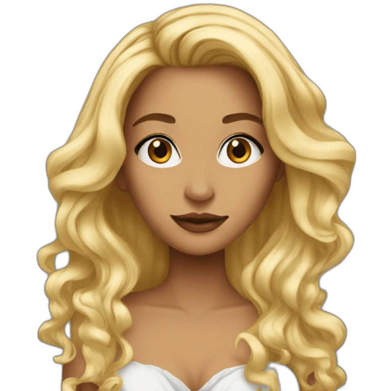 Vanessa blonde emoji