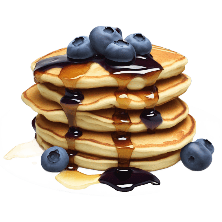 Blueberry pancakes  emoji