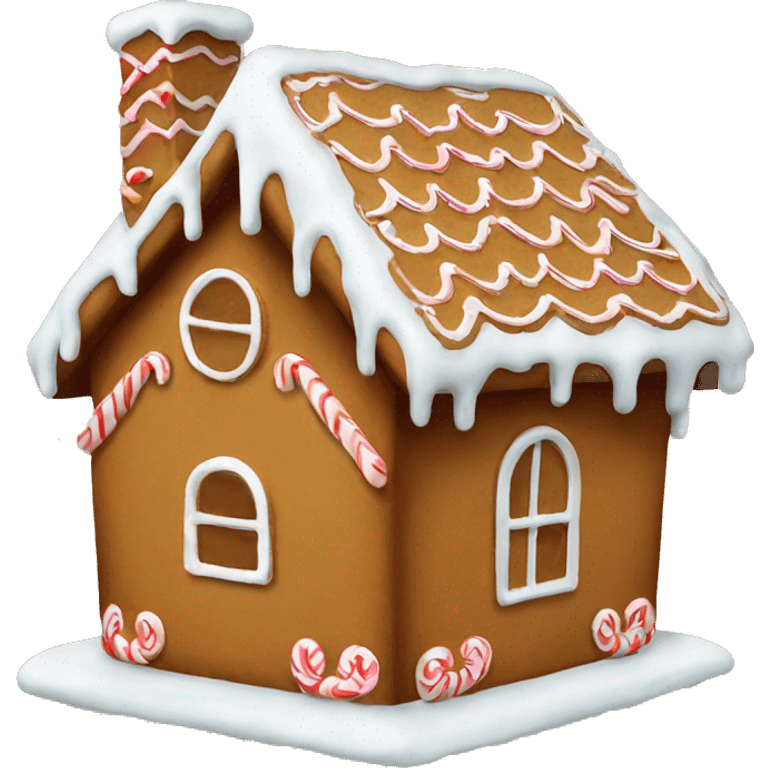 gingerbread house emoji