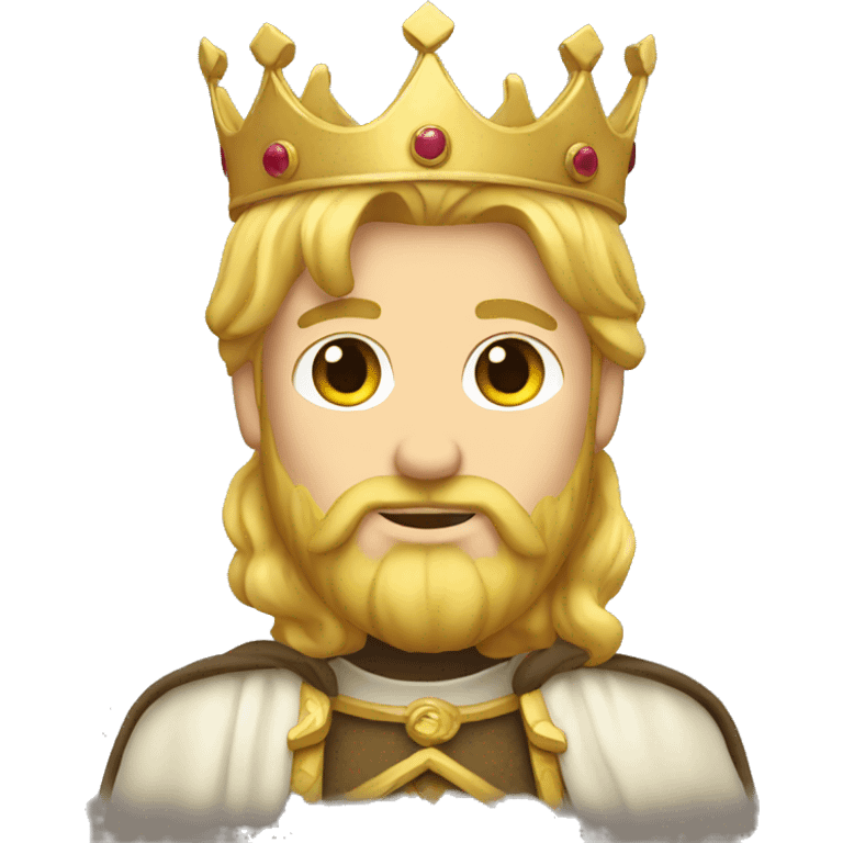 blond king with a beard emoji