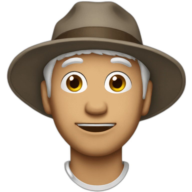 harold meme with hat emoji