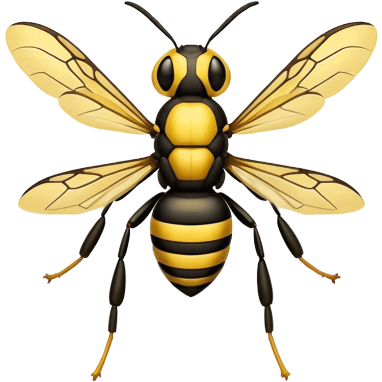 Yellow jacket hornet emoji