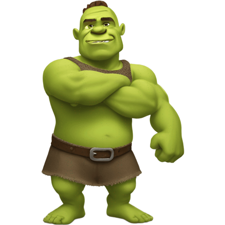 buff shrek emoji