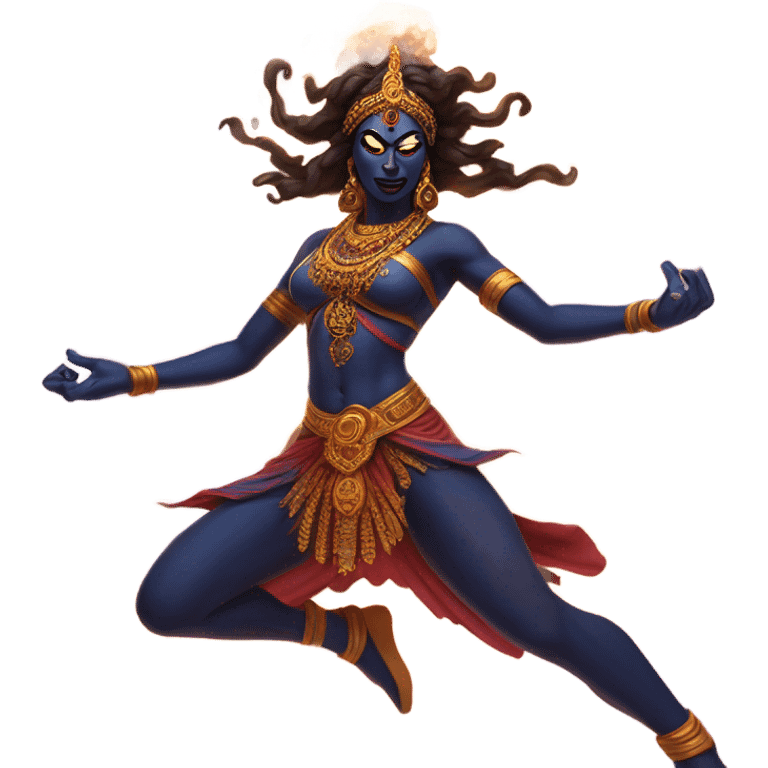 kali arising from ashes emoji